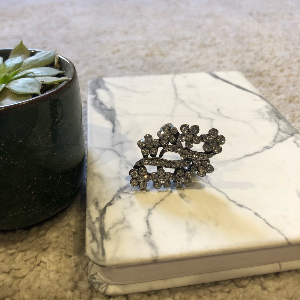 Statement Crystal Ring - image 1